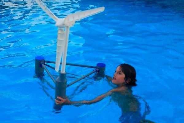Taller eólica marina en playa Ereaga, Getxo
