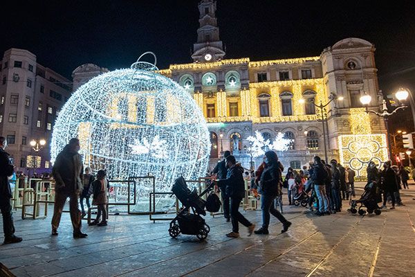 Luces de Navidad en Bilbao