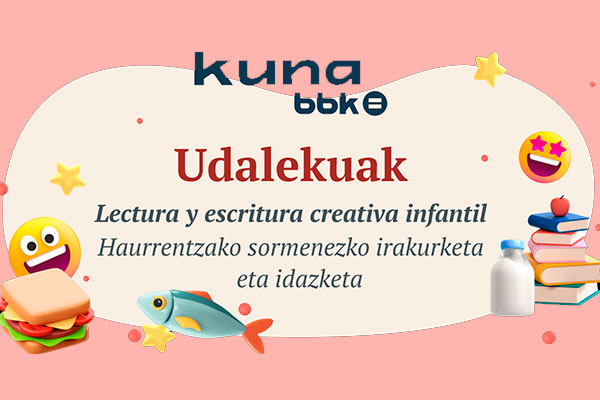  Talleres de lectura y escritura creativa para niñas y niños este verano en BBK Kuna